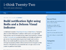 Tablet Screenshot of i-think22.net